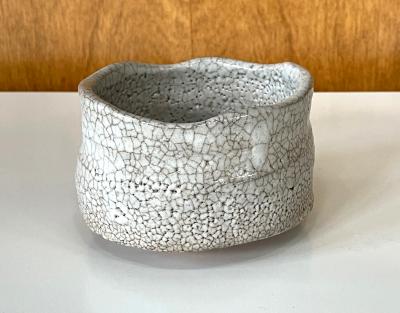 Japanese Shino Ware Chawan Tea Bowl by Toyoda Katsuhiko