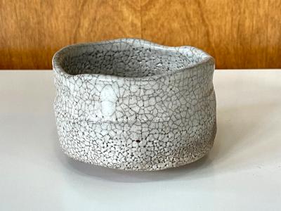 Japanese Shino Ware Chawan Tea Bowl by Toyoda Katsuhiko