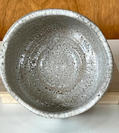 Japanese Shino Ware Chawan Tea Bowl by Toyoda Katsuhiko
