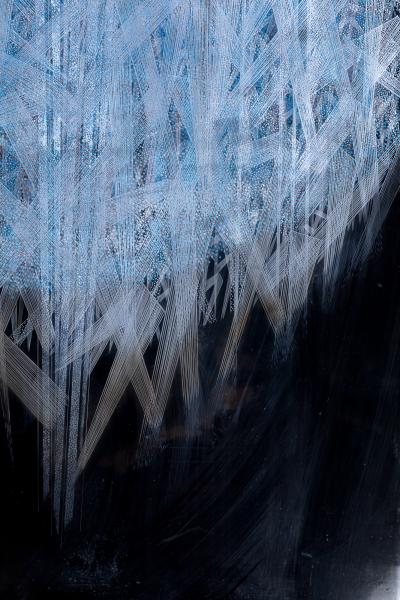 Japanese Single Wood Panel Lacquered Wild Grasses