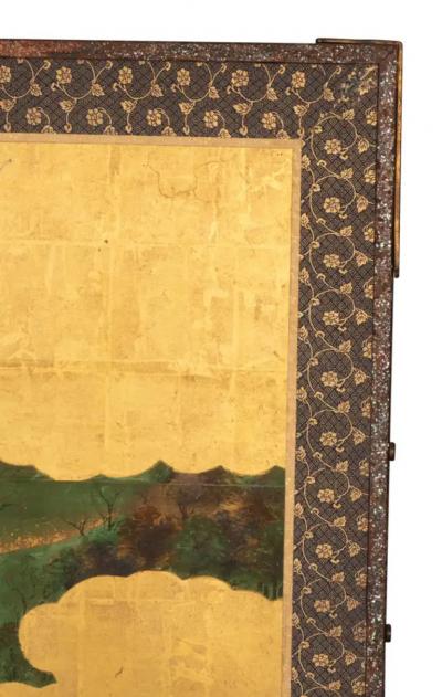 Japanese Six Panel Paper Screen