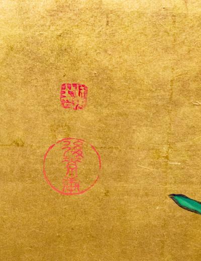 Japanese Six Panel Screen A Garden For All Seasons