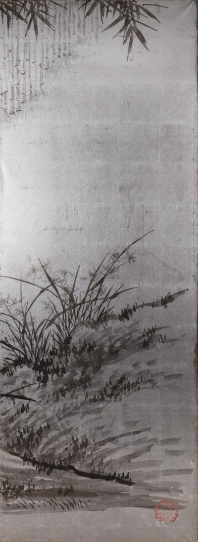 Japanese Six Panel Screen Bamboo Forest in Kyoto