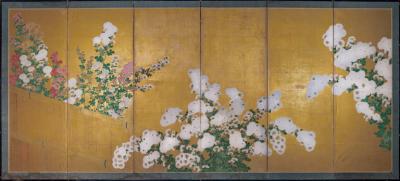 Japanese Six Panel Screen By Garden s Edge
