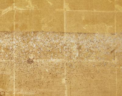 Japanese Six Panel Screen Falling Cherry Blossoms