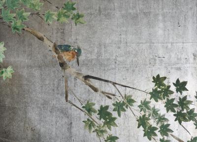 Japanese Six Panel Screen Maple Over Water