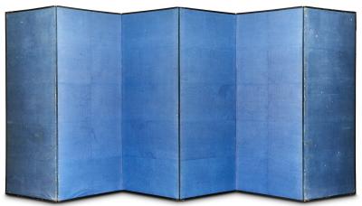 Japanese Six Panel Screen One Hundred Cranes