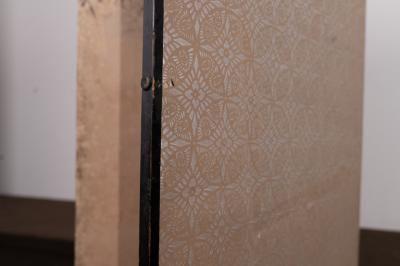 Japanese Six Panel Screen Scholars in a Bamboo Forest
