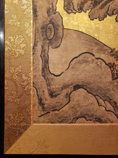 Japanese Six Panel Screen Women of the Court in the Garden