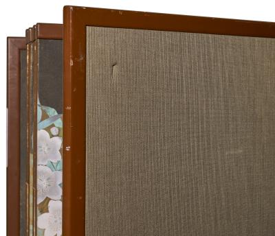 Japanese Six Panel Screen Yozakura