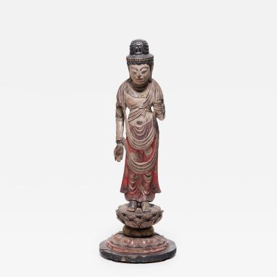 Japanese Standing Sh Kannon Figure