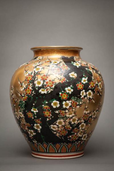 Japanese Studio Earthenware Vase