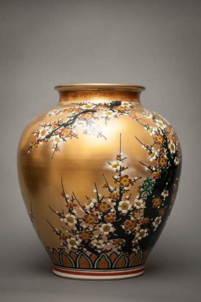Japanese Studio Earthenware Vase