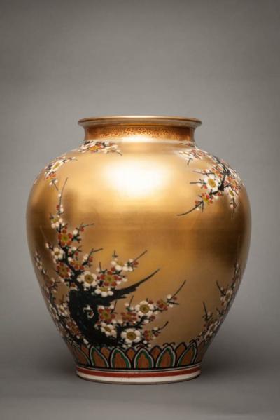 Japanese Studio Earthenware Vase