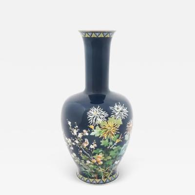 Japanese Taisho Era Inaba Cloisonne Enamel Vase