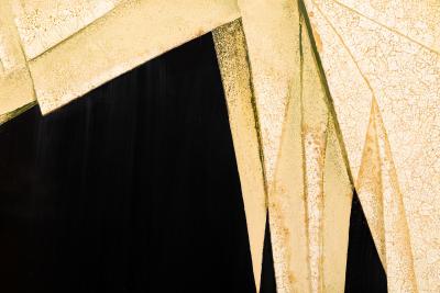 Japanese Two Panel Screen Abstract Design