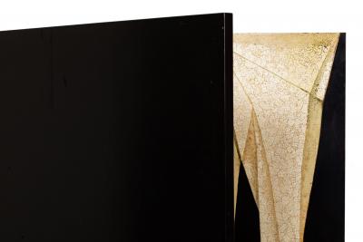 Japanese Two Panel Screen Abstract Design