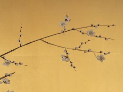 Japanese Two Panel Screen Autumn Day in the year 1931 Xinwei 