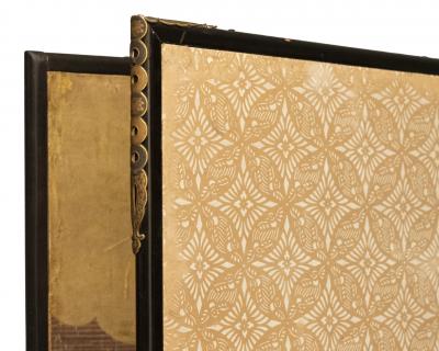 Japanese Two Panel Screen Bay Stallion in Stable