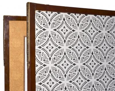 Japanese Two Panel Screen Beach Party