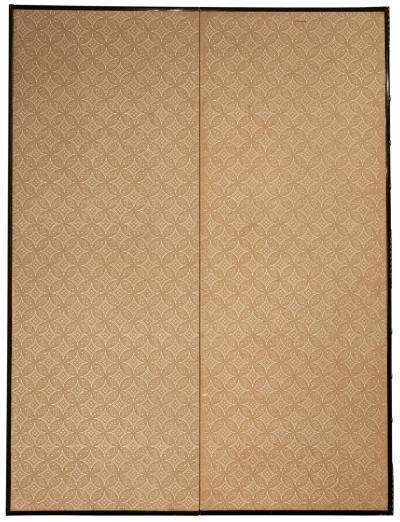 Japanese Two Panel Screen Dappled Grey in Stable