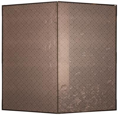 Japanese Two Panel Screen Egrets on Rivers Edge