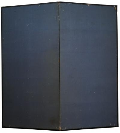 Japanese Two Panel Screen Gold Lattice