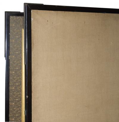 Japanese Two Panel Screen Pine on Gold