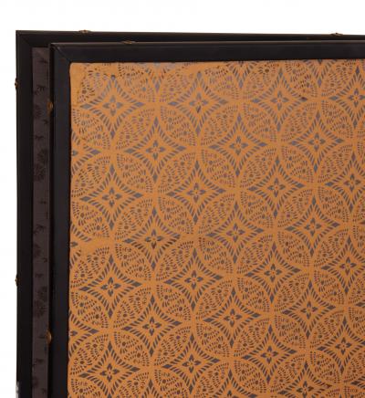 Japanese Two Panel Screen Plum Branch on Silver