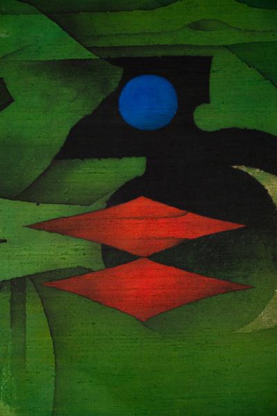 Japanese Two Panel Screen Psychedelic Forms