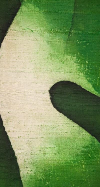 Japanese Two Panel Screen Psychedelic Forms