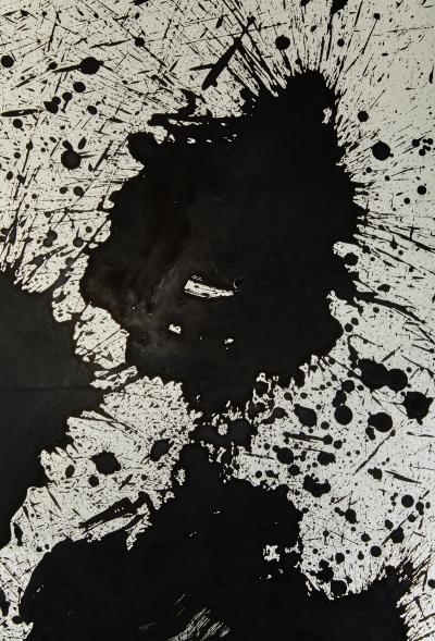 Japanese Two Panel Screen Raku Pleasure 