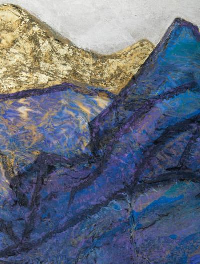 Japanese Two Panel Screen Seiko Sunny Lake 