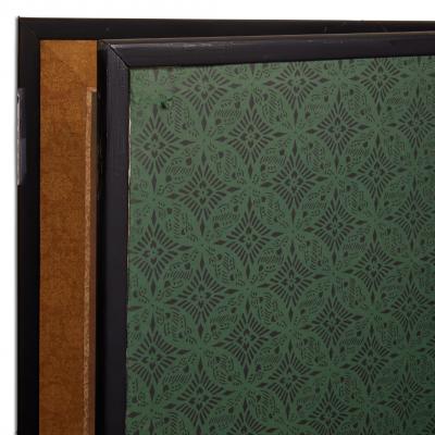 Japanese Two Panel Screen Snow Goose in Flight at Dawn