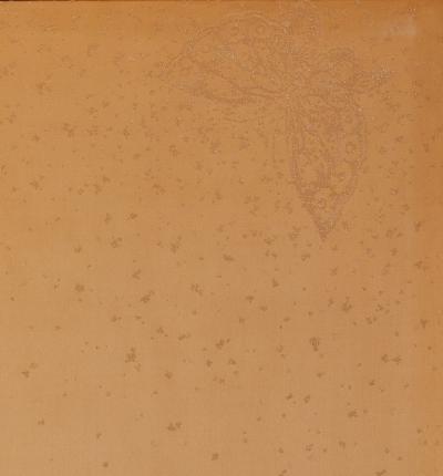 Japanese Two Panel Screen Two Geishas with Gold Butterflies