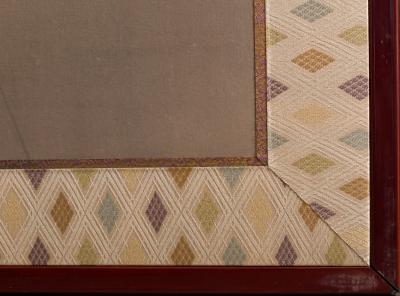 Japanese Two Panel Screen Woman Washing Her Hair By Candlelight