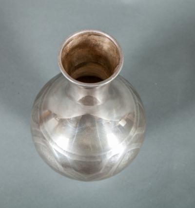 Japanese Vase in Pure Silver