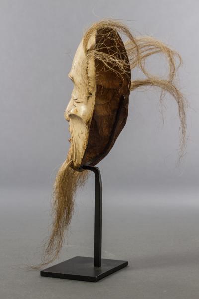 Japanese Wood Noh Mask of Jo