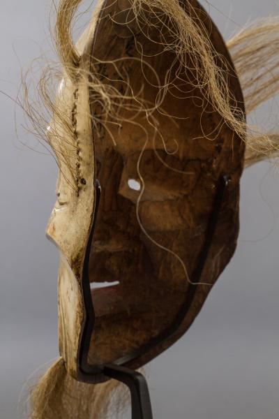 Japanese Wood Noh Mask of Jo