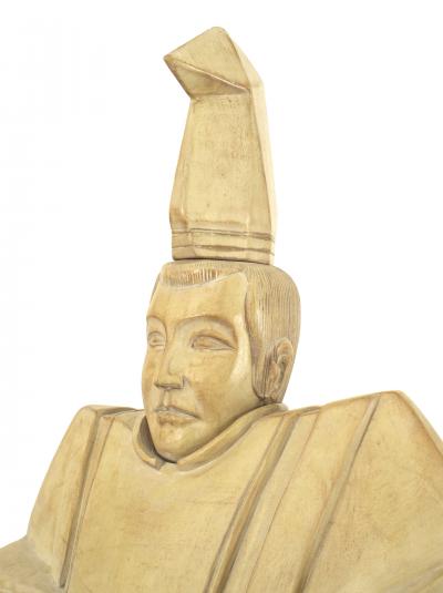 Japanese Wooden Shinto Priest