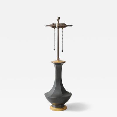 Japanese bronze lamp