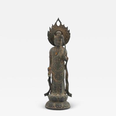 Japanese cast bronze statue of a Bodhisattva 1780 1800 