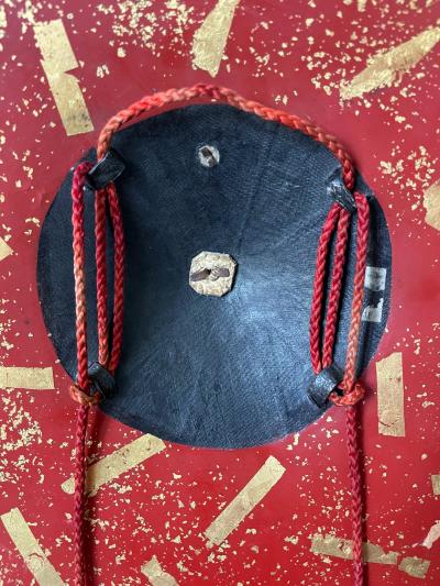 Japanese lacquered Samurai Jingasa Hat Edo Period