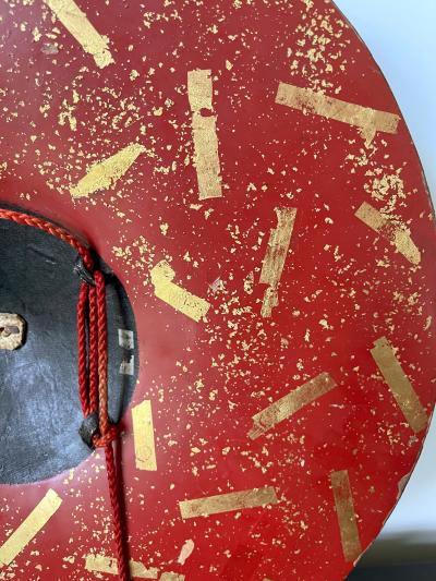 Japanese lacquered Samurai Jingasa Hat Edo Period