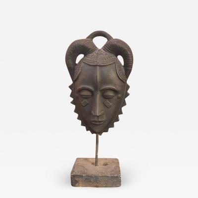 Jaque Sagan Ceramic Mask by Jaque Sagan Vallauris France 1960s 