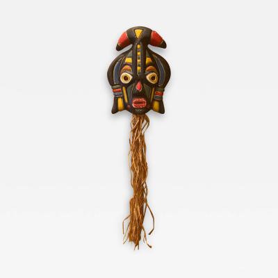 Jaque Sagan Ceramic Mask by Jaque Sagan Vallauris France 1960s