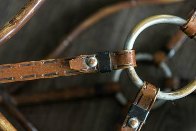 Jaques Adnet style magazine rack