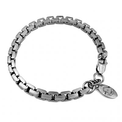 Jasmina Jovy Jasmina Jovy Black Rhodium Silver Chain Bracelet