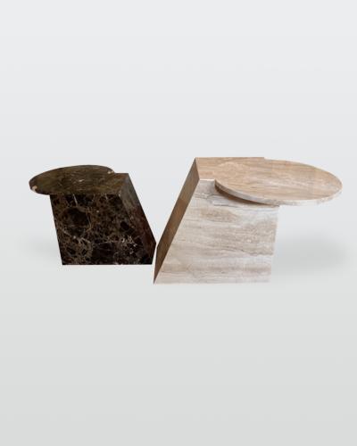 Jason Mizrahi Marble V Tables