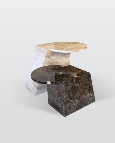 Jason Mizrahi Marble V Tables